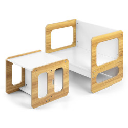 MILLY MALLY 6094 Zestaw mebli Stella 3w1 Natural