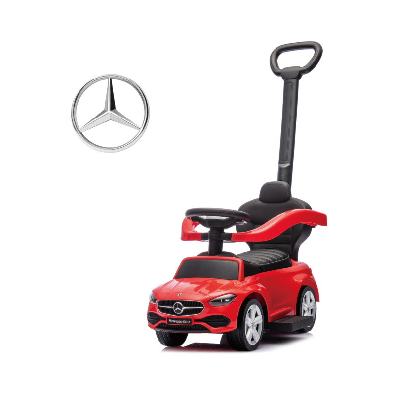 MILLY MALLY 6108 Pojazd z rączką Mercedes C-Class Deluxe Red
