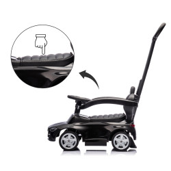 MILLY MALLY 6111 Pojazd z rączką Mercedes C-Class Deluxe Black