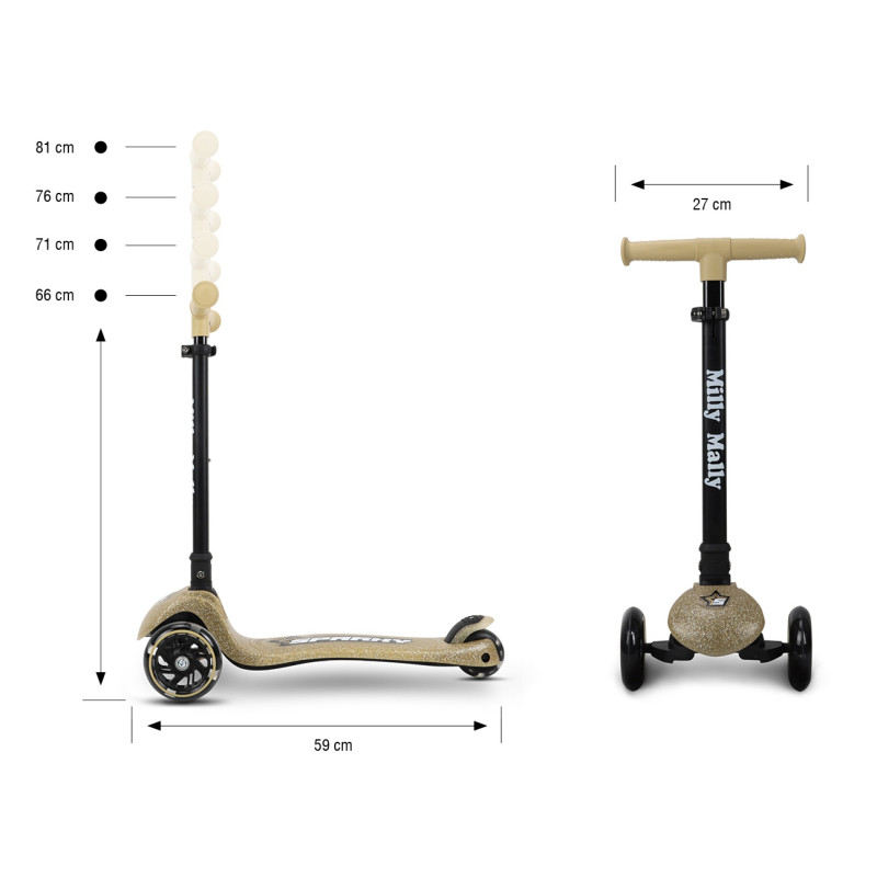 MILLY MALLY 6250 Scooter Sparky champagn