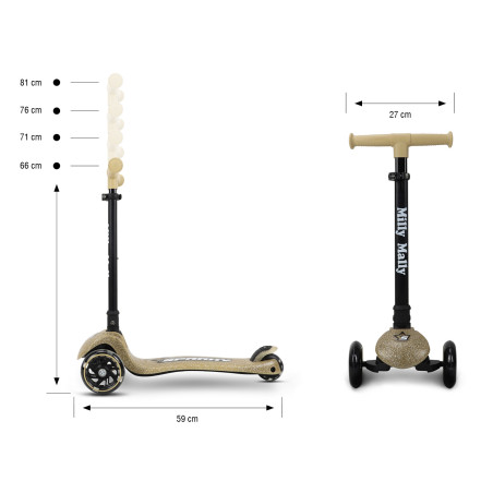 MILLY MALLY 6250 Scooter Sparky champagn