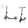 MILLY MALLY 6257 Scooter Ultimate Black