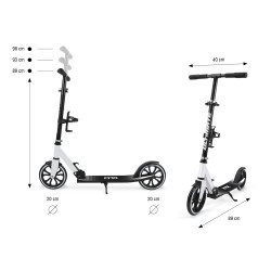MILLY MALLY 6259 Scooter Ultimate White