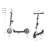 MILLY MALLY 6259 Scooter Ultimate White
