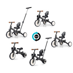 MILLY MALLY 6265 Rowerek 5w1 OPTIMUS MAX dark grey
