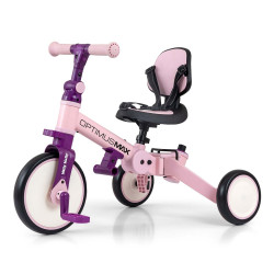 MILLY MALLY 6267 Rowerek 5w1 OPTIMUS MAX pink