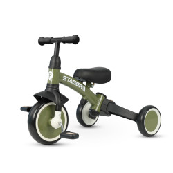MILLY MALLY 6277 Rowerek trójkołowy Stager 3w1 green