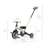 MILLY MALLY 6278 Rowerek trójkołowy Stager 3w1 brown