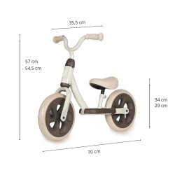 MILLY MALLY 6284 Qplay Rowerek biegowy Trainer beige