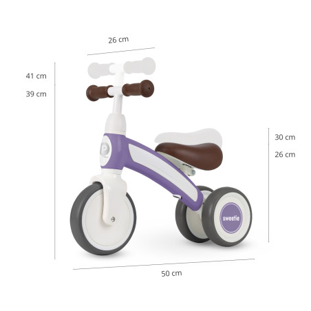 MILLY MALLY 6292 Qplay pojazd Sweetie purple