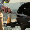 Szczypce BBQ ze stali nierdzewnej z antypoślizgowym uchwytem