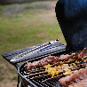 Szczypce BBQ ze stali nierdzewnej z antypoślizgowym uchwytem