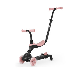 MILLY MALLY 6310 Qplay Hulajnoga Sema Evo 3w1 Coral Pink
