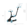 MILLY MALLY 6311 Qplay Hulajnoga Sema Evo 3w1 Sky Blue