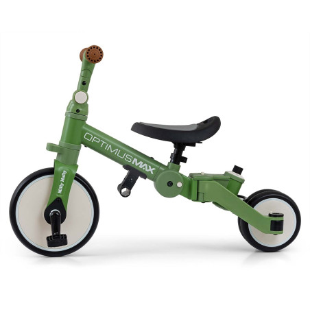 MILLY MALLY 6342 Rowerek 5w1 OPTIMUS MAX green