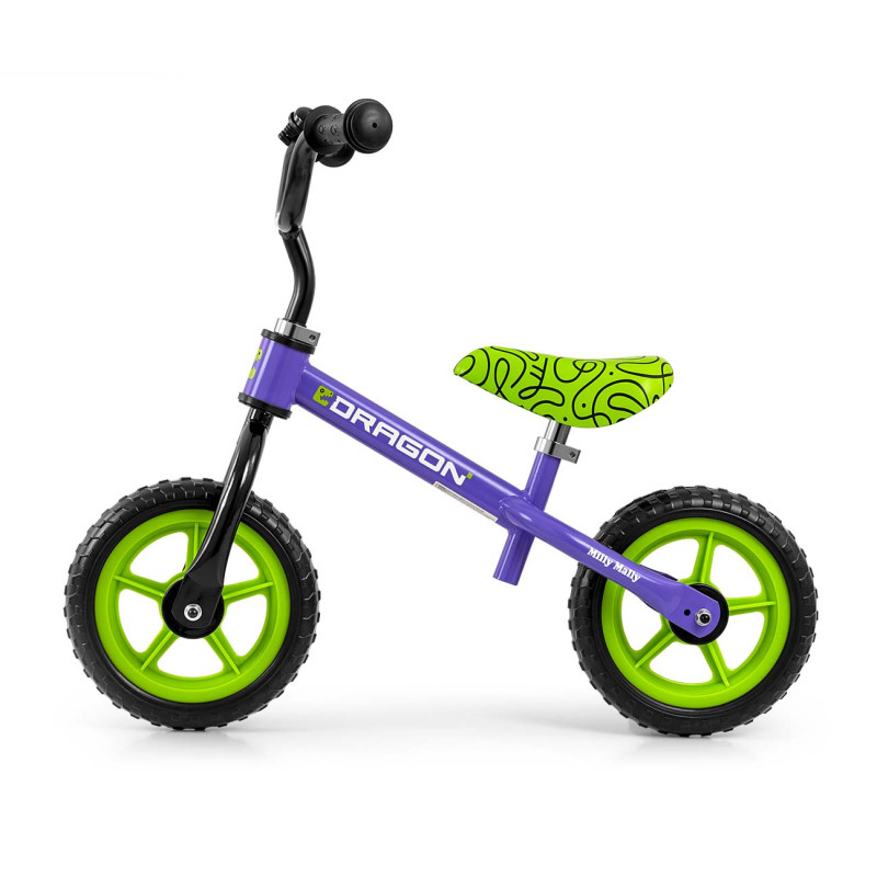 MILLY MALLY 6346 Rowerek biegowy DRAGON violet