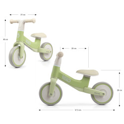 MILLY MALLY 6348 Rowerek Biegowy Velo Green
