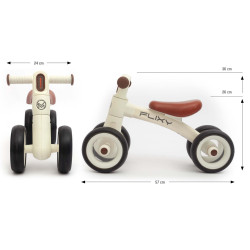 MILLY MALLY 6420 Pojazd Flixy cream