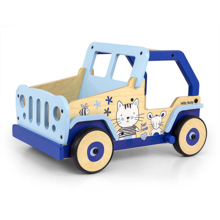 MILLY MALLY Chodzik-pchacz dla dzieci Explorer Cat and Mouse