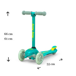 MILLY MALLY Hulajnoga SCOOTER Zapp miętowy