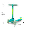 MILLY MALLY Hulajnoga SCOOTER Zapp miętowy