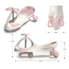 MILLY MALLY Jeździk Grawitacyjny Gravity cream pink