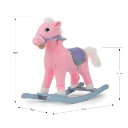 MILLY MALLY Koń Łatek pink