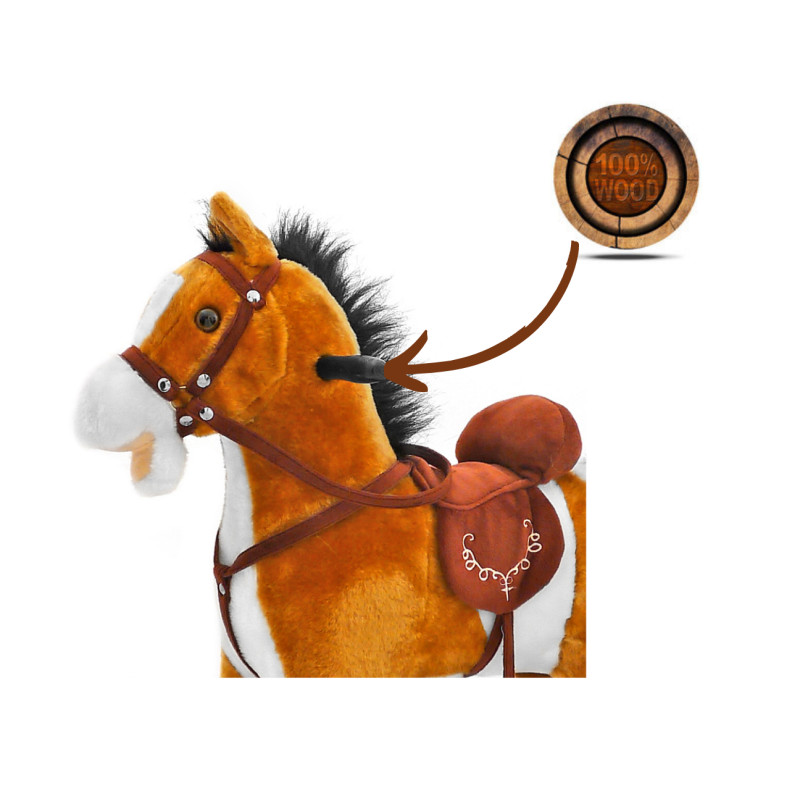 MILLY MALLY Koń MUSTANG Light Brown