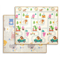 MILLY MALLY Mata piankowa składana Play Street T1cm
