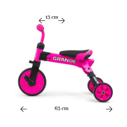 MILLY MALLY Rowerek 2w1 Grande Pink