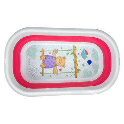 MILLY MALLY Wanienka składana Aqua Pink