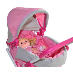 MILLY MALLY Wózek dla lalek Alice Prestige Pink