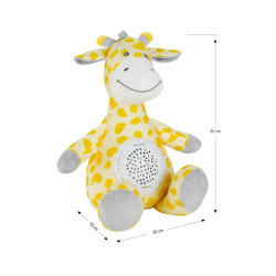 MILLY MALLY Zabawka pluszowa z projektorem Milly Giraffe