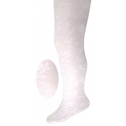 MILUSIE 1252 Rajstopy DZ Lycra wzór siatka