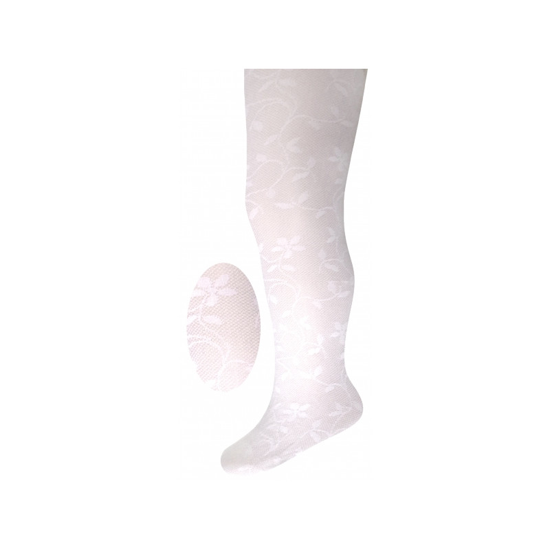 MILUSIE 1252 Rajstopy DZ Lycra wzór siatka