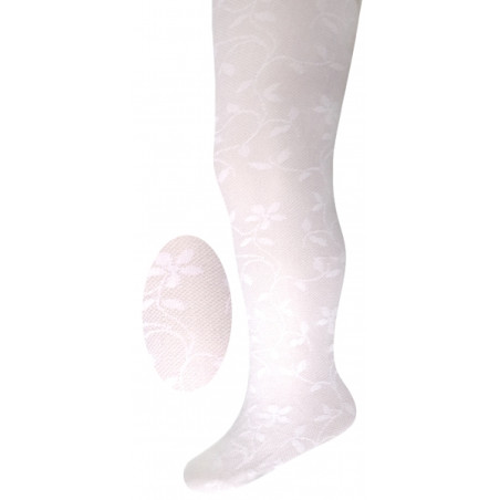 MILUSIE 1252 Rajstopy DZ Lycra wzór siatka