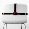 MINIMONKEY MKY_00000440 Szelki do krzesła dla niemowlaka Mini Chair 6m+ pomarańczowe