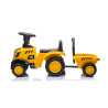 MOOVKEE Traktor z przyczepą CAT yellow