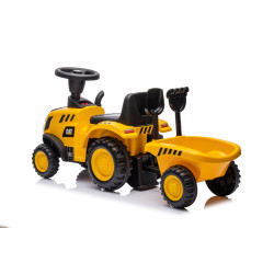MOOVKEE Traktor z przyczepą CAT yellow