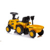 MOOVKEE Traktor z przyczepą CAT yellow