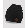 NOVITI CP009-B-06 Czapka przejściowa prążek podwójna czarna 46-54cm