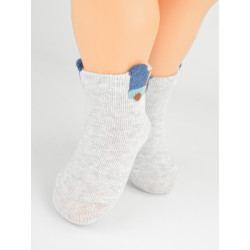NOVITI SB174-B-01 Skarpety niemowlęce bawełniane autka mix 6-12m