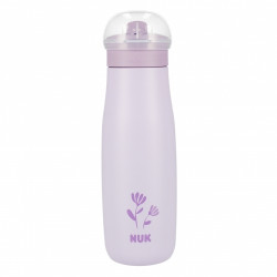 NUK 225329 Kubek ze stali nierdzewnej  500ml Mini +12m kwiat