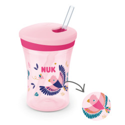 NUK 255574 Kubek niekapek EVOLUTION ACTION CUP 230 ml 12+ KAMELEON