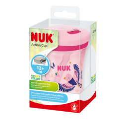 NUK 255574 Kubek niekapek EVOLUTION ACTION CUP 230 ml 12+ KAMELEON