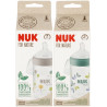 NUK 742005 Butelka 260 ml For Nature smoczek sil. M
