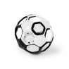 OBALL 16907-6 Piłka z grzechotką Goals 13 cm czarno-biała 0+