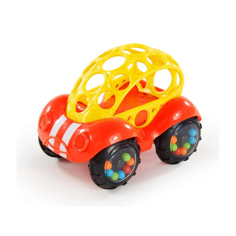 OBALL 81510-6R Zabawka pojazd z grzechotką Rattle&Roll czerwony 3m+