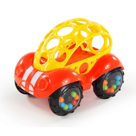 OBALL 81510-6R Zabawka pojazd z grzechotką Rattle&Roll czerwony 3m+
