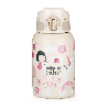 PETITE&MARS 150380 Butelka termiczna ze stali nierdzewnej ze słomką 350ml Twinkling Fairy